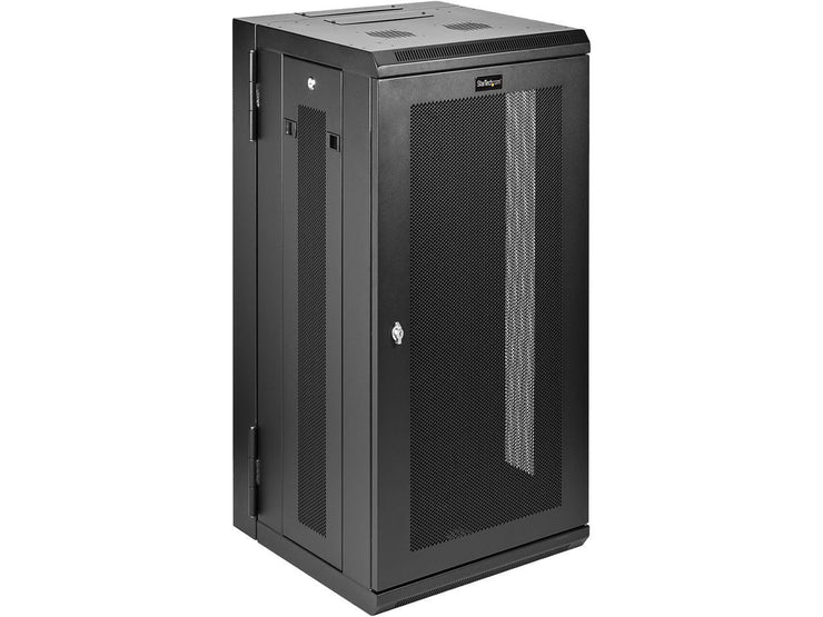 StarTech.com Wall Mount Server Rack Cabinet - 18U Rack - 20" Deep - Hinged Enclosure - Wall Mount Rack - Server Cabinet