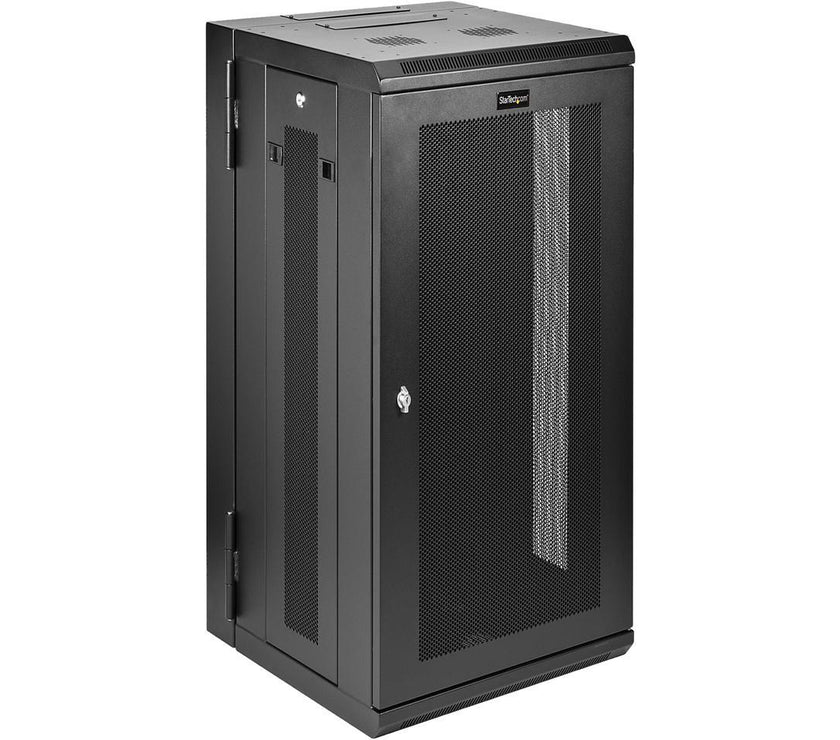 StarTech.com Wall Mount Server Rack Cabinet - 18U Rack - 20" Deep - Hinged Enclosure - Wall Mount Rack - Server Cabinet