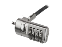 StarTech.com LTLOCK4D Laptop Cable Lock - With Swivel Hinge - 2m / 6.5' Steel Cable - Portable 4-Digit Combination Lock - Locking Security Cable