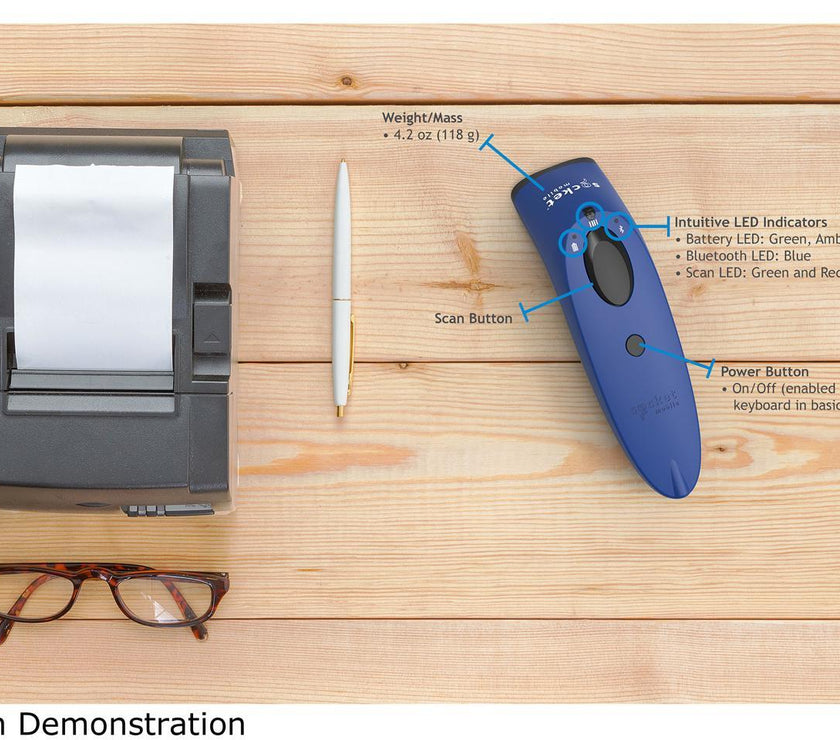 Socketscan® S740 1D/2D Imager Barcode Scanner Blue