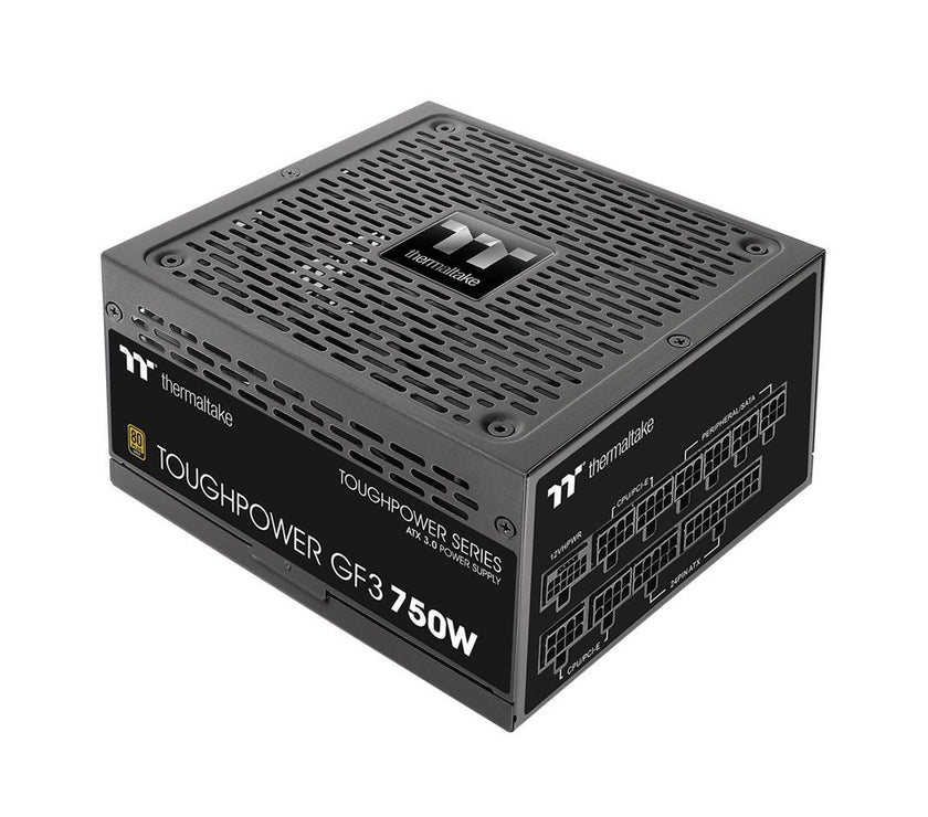 Thermaltake Toughpower GF3 750W, True 300W 12VHPWR Connectors on PSU & NVIDIA RTX 40 series, ATX 3.0/PCI-E 5.0 Ready, 80+ Gold, SLI/Crossfire Ready Power Supply, PS-TPD-0750FNFAGU-4, 10 Year Warranty