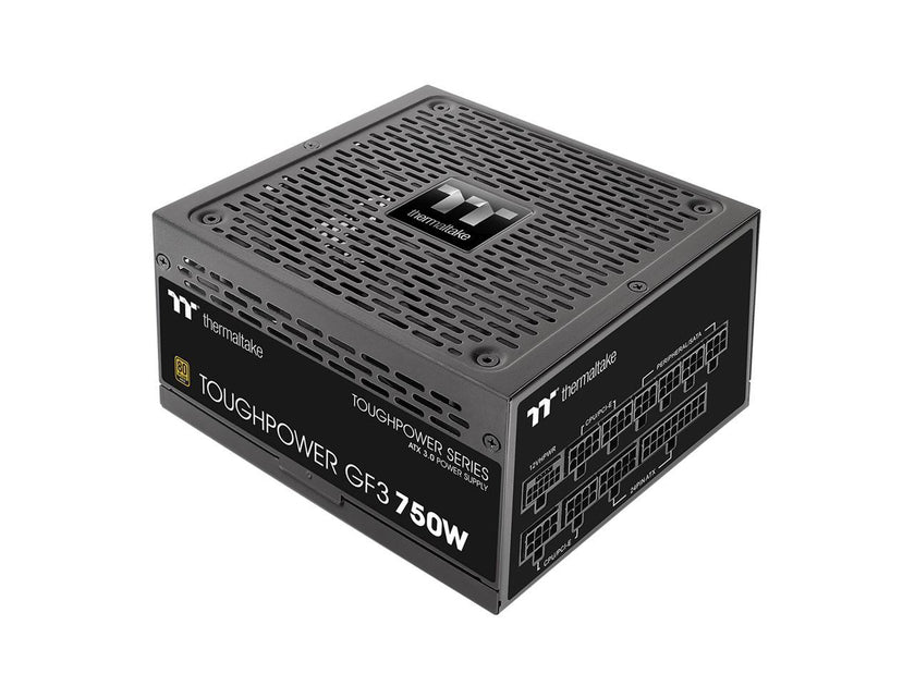 Thermaltake Toughpower GF3 750W, True 300W 12VHPWR Connectors on PSU & NVIDIA RTX 40 series, ATX 3.0/PCI-E 5.0 Ready, 80+ Gold, SLI/Crossfire Ready Power Supply, PS-TPD-0750FNFAGU-4, 10 Year Warranty