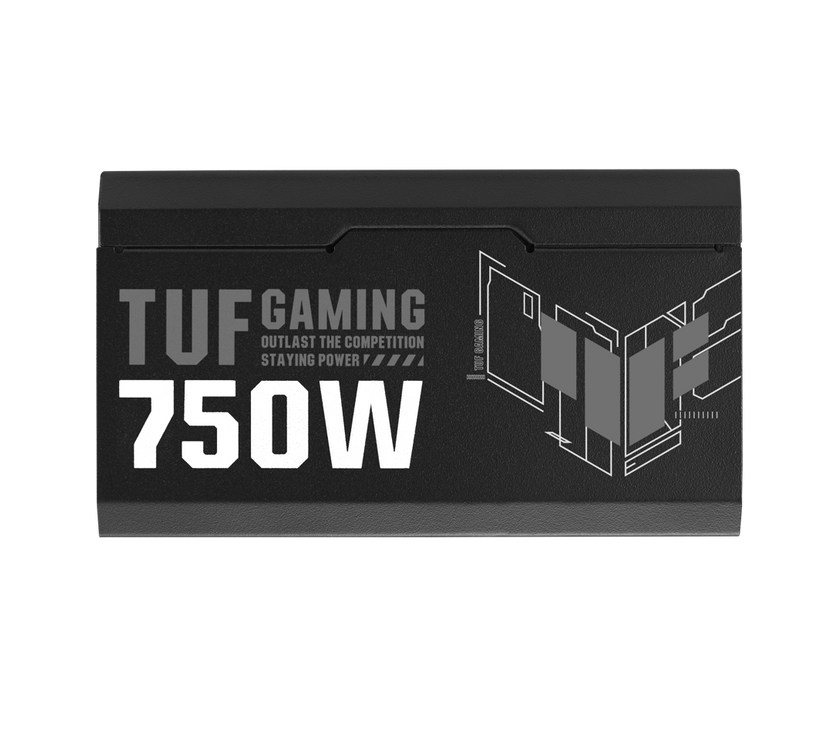 ASUS TUF Gaming 750W Gold (750 Watt, Fully Modular Power Supply, 80+ Gold Certified, ATX 3.0 Compatible, Military-grade Components, Dual Ball Bearing, Axial-tech Fan, PCB Coating)