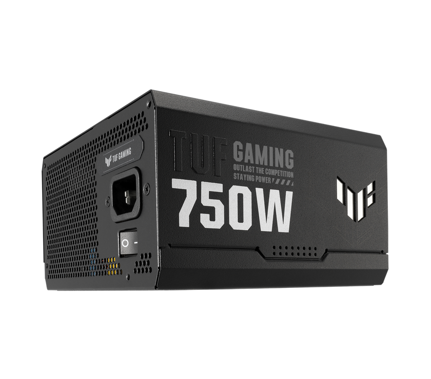 ASUS TUF Gaming 750W Gold (750 Watt, Fully Modular Power Supply, 80+ Gold Certified, ATX 3.0 Compatible, Military-grade Components, Dual Ball Bearing, Axial-tech Fan, PCB Coating)