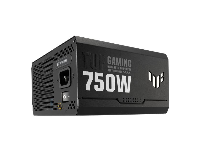 ASUS TUF Gaming 750W Gold (750 Watt, Fully Modular Power Supply, 80+ Gold Certified, ATX 3.0 Compatible, Military-grade Components, Dual Ball Bearing, Axial-tech Fan, PCB Coating)