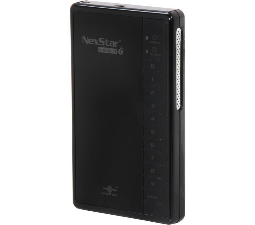 Vantec NexStar Vault 2.5" SATA to USB 2.0 Security Hard Drive Enclosure  - Model NST-V290S2