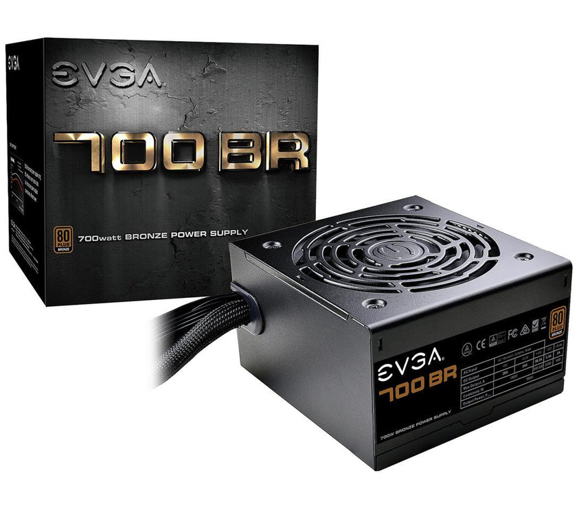EVGA 700 BR 100-BR-0700-K1 700 W ATX12V / EPS12V SLI CrossFire 80 PLUS BRONZE Certified Non-Modular Power Supply