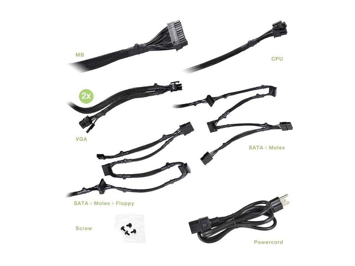 EVGA 700 GD 100-GD-0700-V1 700 W ATX12V / EPS12V 80 PLUS GOLD Certified Non-Modular Active PFC Power Supply