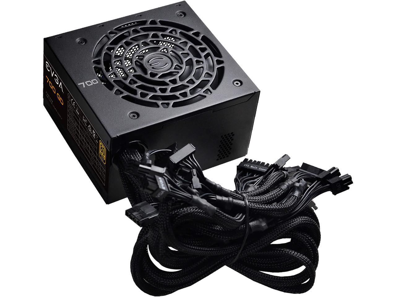 EVGA 700 GD 100-GD-0700-V1 700 W ATX12V / EPS12V 80 PLUS GOLD Certified Non-Modular Active PFC Power Supply
