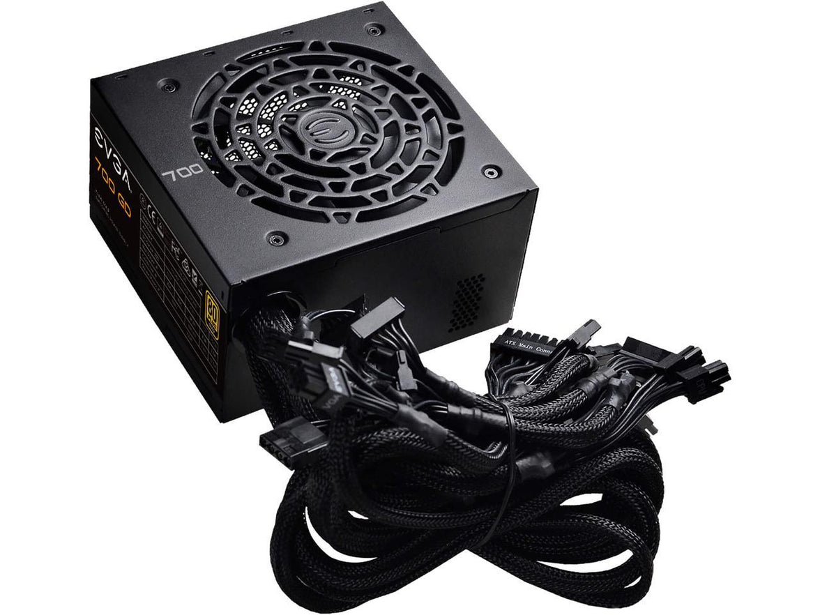 EVGA 700 GD 100-GD-0700-V1 700 W ATX12V / EPS12V 80 PLUS GOLD Certified Non-Modular Active PFC Power Supply