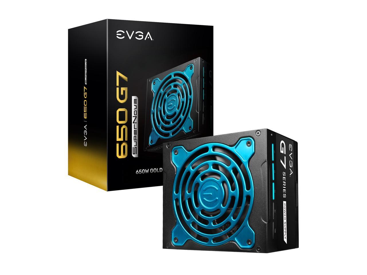 EVGA SuperNOVA 650 G7 220-G7-0650-X1 650 W ATX12V / EPS12V SLI CrossFire 80 PLUS GOLD Certified Full Modular Active PFC Power Supply