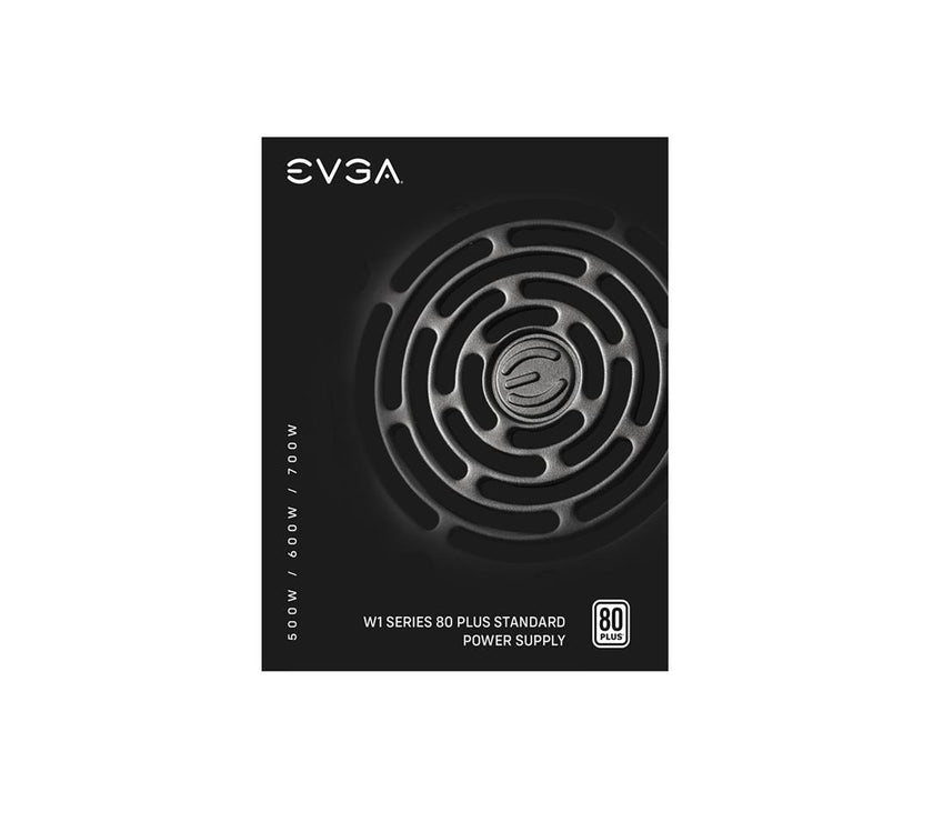 EVGA W1 100-W1-0600-K1 600 W ATX12V 80 PLUS Certified Non Modular Active PFC EVGA 600 W1, 80+ WHITE 600W, 3 Year Warranty, Power Supply 100-W1-0600-K1