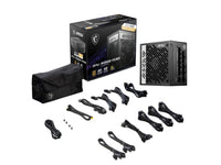 MSI - MPG A1000G PCIE 5.0, 80 GOLD Full Modular Gaming PSU, 12VHPWR Cable, 4080 4090 ATX 3.0 Compatible, 1000W Power Supply