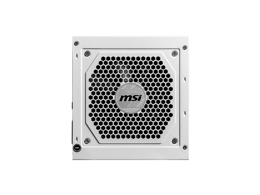 MSI MAG A850GL PCIE5 White, Fully-Modular, 80 Plus Gold, 850W Power Supply