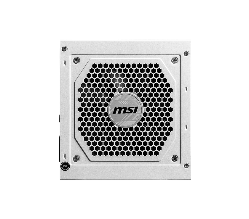 MSI MAG A850GL PCIE5 White, Fully-Modular, 80 Plus Gold, 850W Power Supply