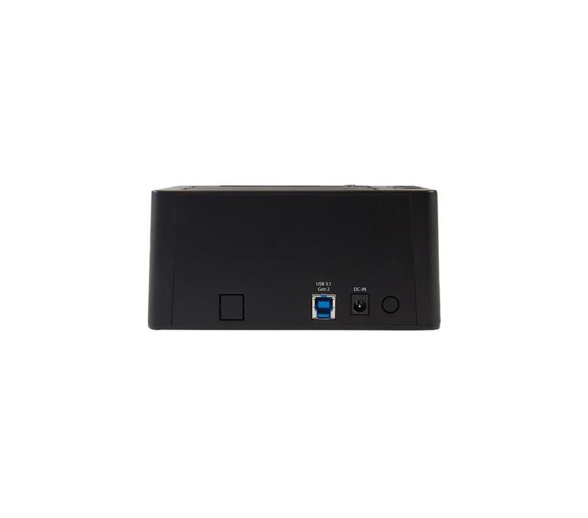 StarTech.com SDOCK2U313 USB 3.1 Gen 2 (10Gbps) Dual-Bay Dock for 2.5"/3.5" SATA SSD/HDDs - Supports SATA I, II, III and UASP - Top-loading