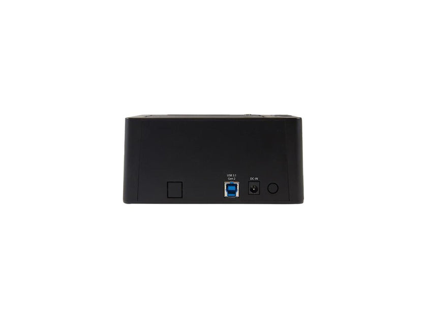 StarTech.com SDOCK2U313 USB 3.1 Gen 2 (10Gbps) Dual-Bay Dock for 2.5"/3.5" SATA SSD/HDDs - Supports SATA I, II, III and UASP - Top-loading