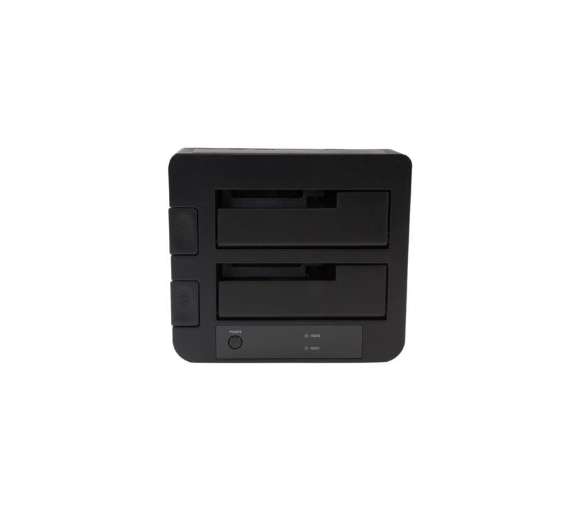 StarTech.com SDOCK2U313 USB 3.1 Gen 2 (10Gbps) Dual-Bay Dock for 2.5"/3.5" SATA SSD/HDDs - Supports SATA I, II, III and UASP - Top-loading