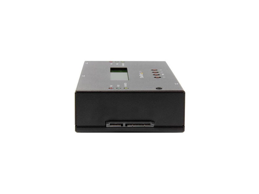 StarTech.com SATSASDUPE11 Steel 2.5" & 3.5" Black SAS/SATA 1:1 Standalone Hard Drive Duplicator and Eraser for 2.5" / 3.5" SATA and SAS Drives