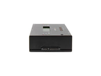 StarTech.com SATSASDUPE11 Steel 2.5" & 3.5" Black SAS/SATA 1:1 Standalone Hard Drive Duplicator and Eraser for 2.5" / 3.5" SATA and SAS Drives