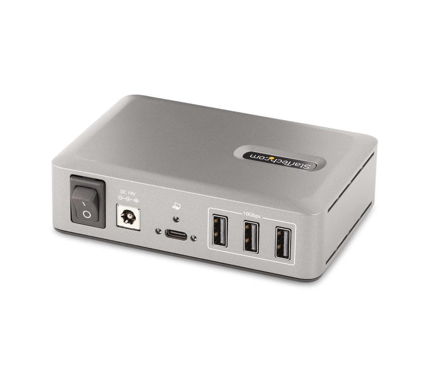 StarTech 10-Port USB-C Hub - 8x USB-A/2x USB-C - Self-Powered w/65W Power Supply - USB 3.1 10Gbps - Desktop/Laptop USB Hub w/USB-IF Certified 3ft Locking Cable, USB C Hub