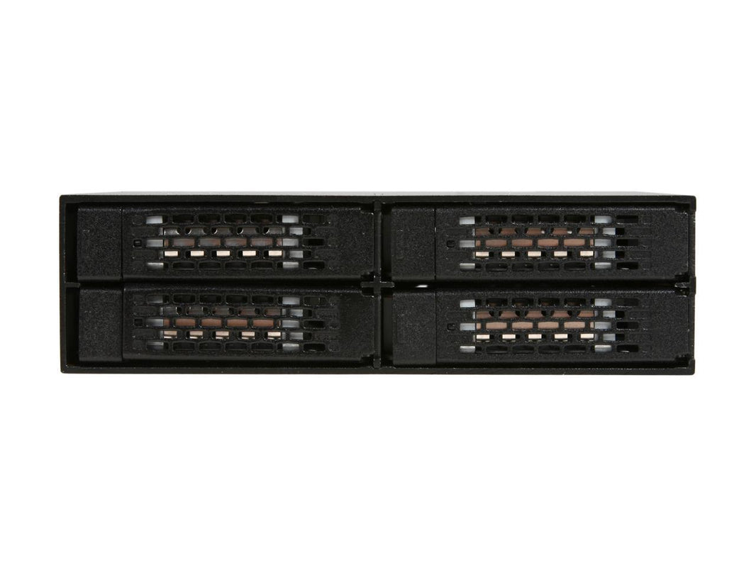 Icy Dock MB994SP-4S | 4 x 2.5 Inch SATA 6Gbps/SAS HDD/SSD Mobile Rack / Cage in 1 x 5.25 Inch bay | ToughArmor