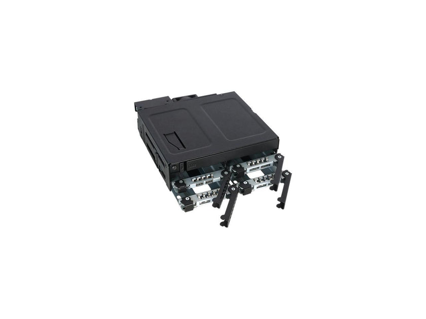 ICY DOCK ToughArmor MB604SPO-B 4 x 2.5" SAS & SATA SSD/HDD & (Ultra) Slim ODD Backplane Cage