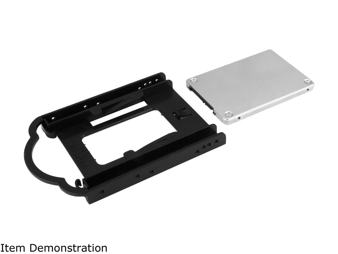 StarTech.com BRACKET125PTP 2.5" SSD/HDD Mounting Bracket for 3.5" Drive Bay - 5 Pack - Tool-less - Hard Drive Mounting Kit (BRACKET125PTP)
