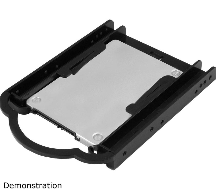 StarTech.com BRACKET125PTP 2.5" SSD/HDD Mounting Bracket for 3.5" Drive Bay - 5 Pack - Tool-less - Hard Drive Mounting Kit (BRACKET125PTP)