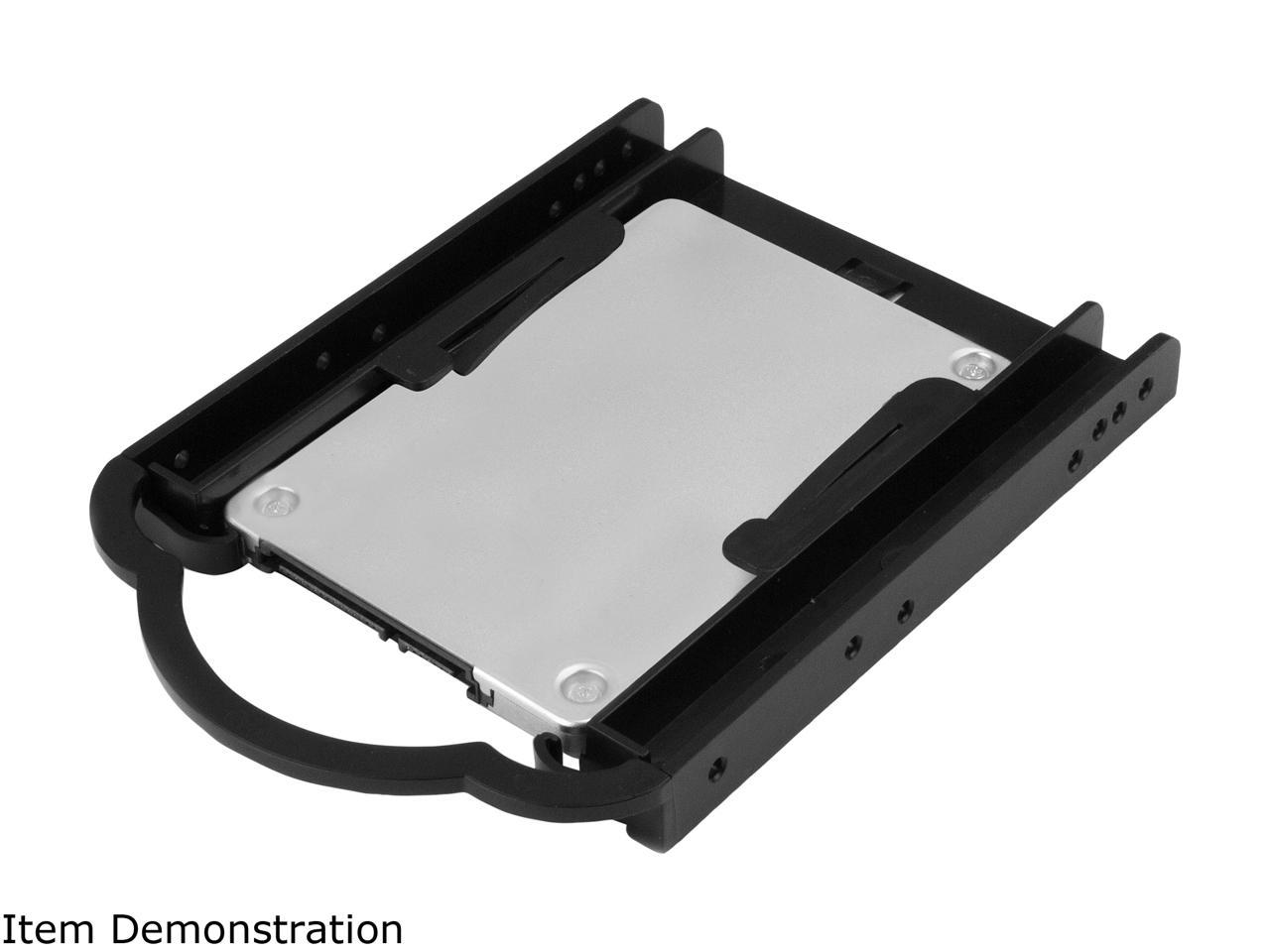 StarTech.com BRACKET125PTP 2.5" SSD/HDD Mounting Bracket for 3.5" Drive Bay - 5 Pack - Tool-less - Hard Drive Mounting Kit (BRACKET125PTP)