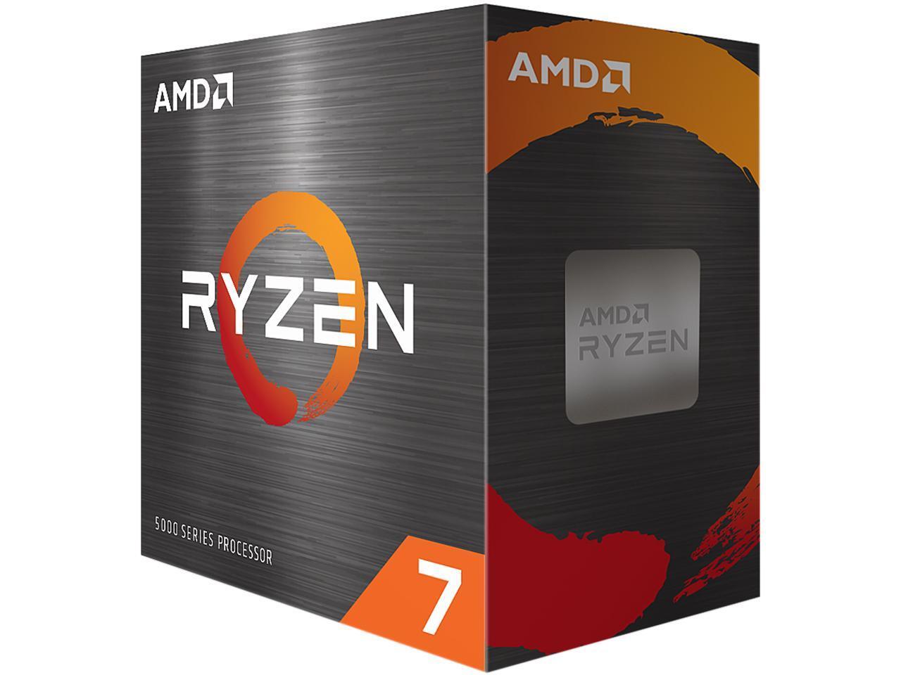 AMD Ryzen 7 5800X - Ryzen 7 5000 Series Vermeer (Zen 3) 8-Core 3.8 GHz Socket AM4 105W None Integrated Graphics Desktop CPU Processor - 100-100000063WOF