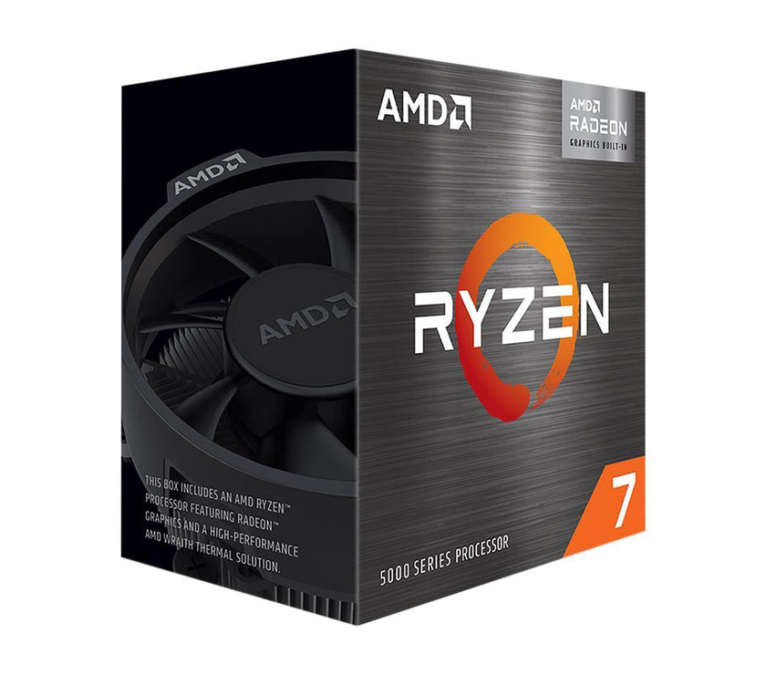 AMD Ryzen 7 5700G - Ryzen 7 5000 G-Series Cezanne (Zen 3) 8-Core 3.8 GHz Socket AM4 65W AMD Radeon Graphics Desktop Processor - 100-100000263BOX