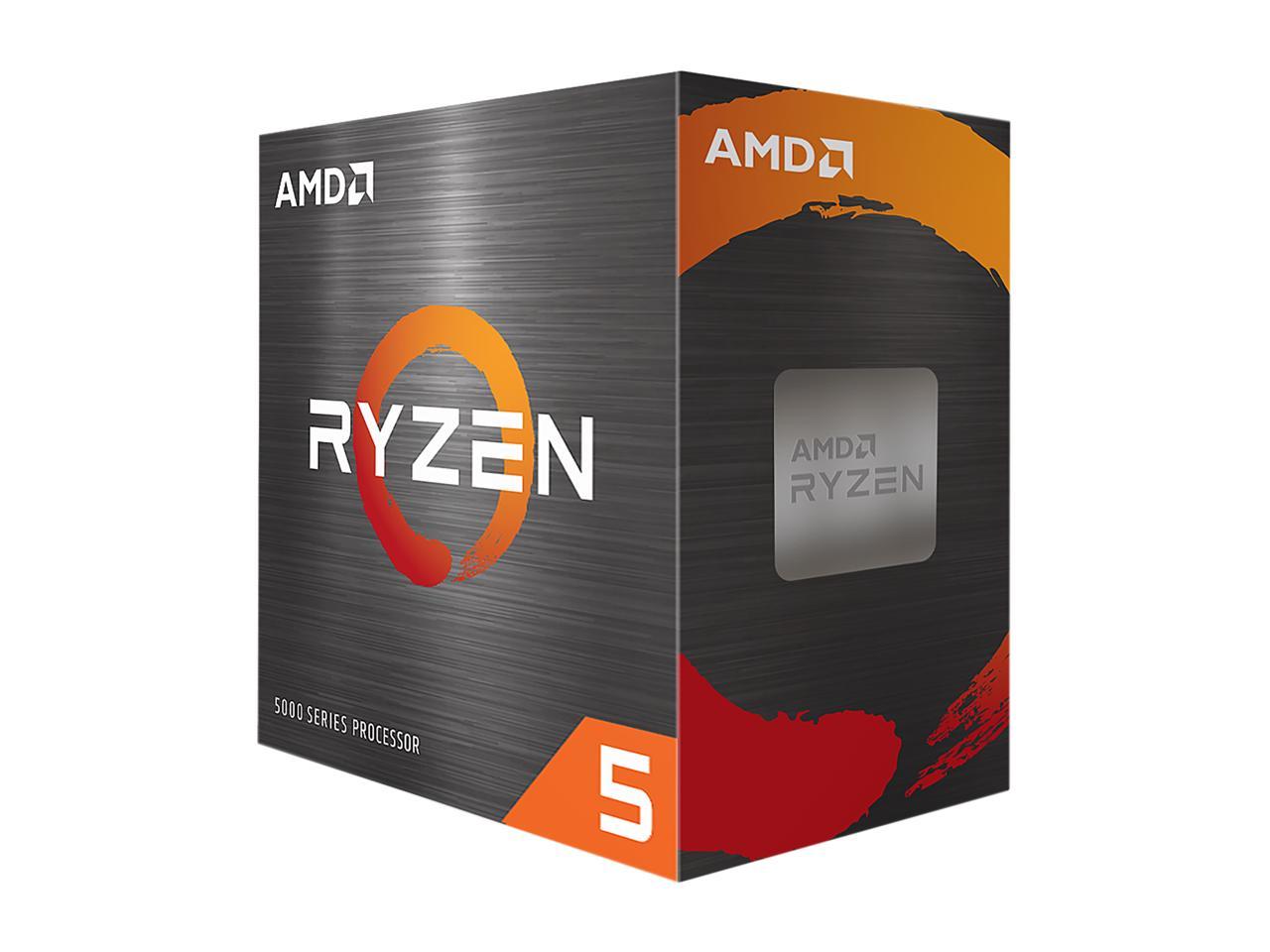 AMD Ryzen 5 5500 - Ryzen 5 5000 Series Cezanne (Zen 3) 6-Core 3.6 GHz Socket AM4 65W None Integrated Graphics Desktop Processor - 100-100000457BOX