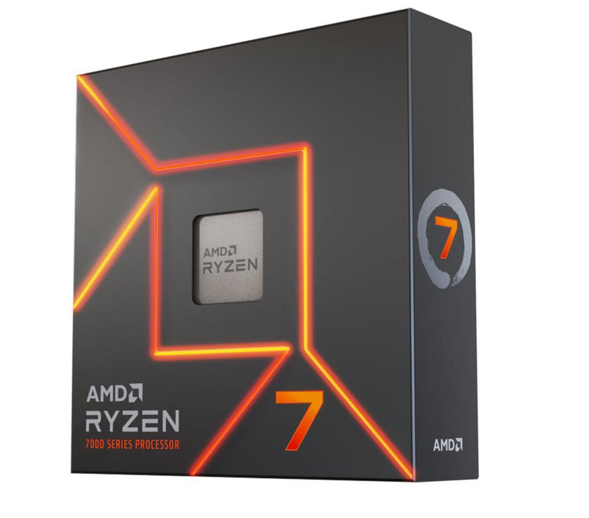 AMD Ryzen 7 7700X - 8-Core 4.5 GHz - Socket AM5 - 105W Desktop Processor (100-100000591WOF)