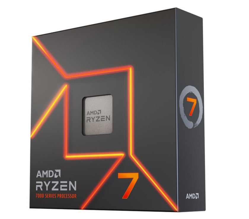 AMD Ryzen 7 7700X - 8-Core 4.5 GHz - Socket AM5 - 105W Desktop Processor (100-100000591WOF)