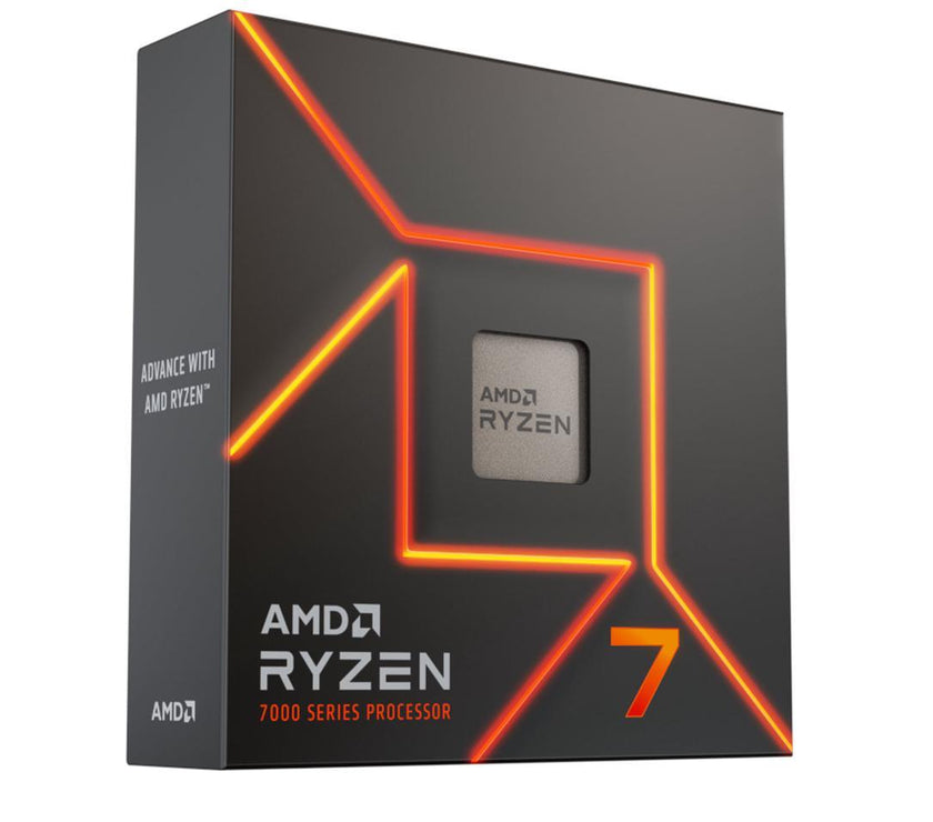 AMD Ryzen 7 7700X - 8-Core 4.5 GHz - Socket AM5 - 105W Desktop Processor (100-100000591WOF)