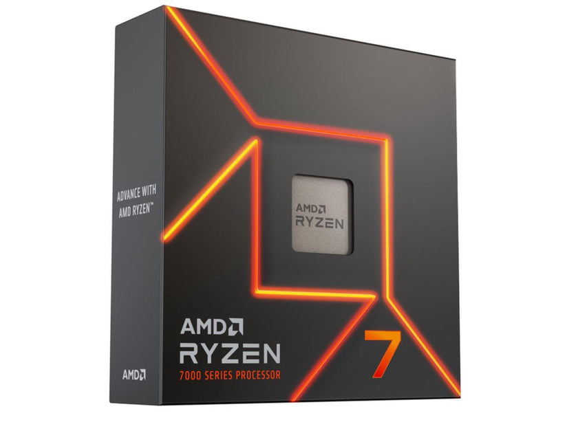 AMD Ryzen 7 7700X - 8-Core 4.5 GHz - Socket AM5 - 105W Desktop Processor (100-100000591WOF)