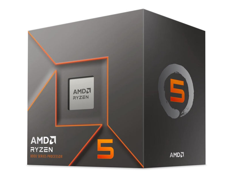 AMD Ryzen 5 8400F (4.2 GHz) - Ryzen 5 8000 Series 6-Core/ 12-Threads,  Socket AM5, 65W Processor - 100-100001591BOX