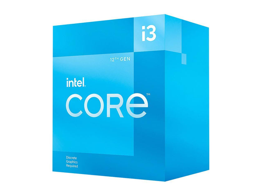 Intel Core i3-12100F - Core i3 12th Gen Alder Lake Quad-Core 3.3 GHz LGA 1700 58W Desktop Processor - BX8071512100F