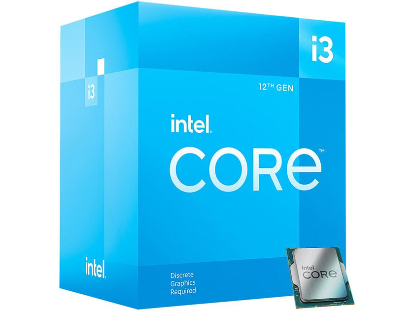 Intel Core i3-12100F - Core i3 12th Gen Alder Lake Quad-Core 3.3 GHz LGA 1700 58W Desktop Processor - BX8071512100F