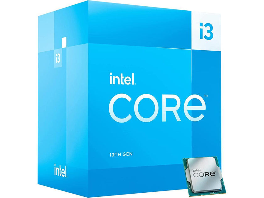 Intel Core i3-13100 Desktop Processor 4 cores (4 P-cores + 0 E-cores) 12MB Cache, up to 4.5 GHz - Box