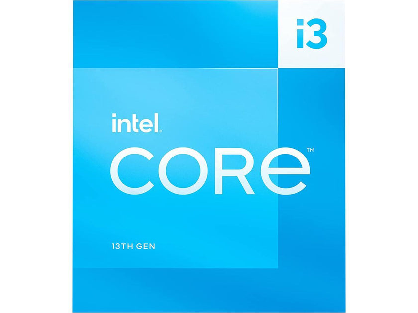 Intel Core i3-13100 Desktop Processor 4 cores (4 P-cores + 0 E-cores) 12MB Cache, up to 4.5 GHz - Box