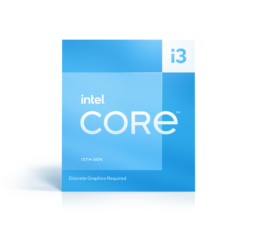 Intel Core i3-13100F Desktop Processor 4 cores (4 P-cores + 0 E-cores) 12MB Cache, up to 4.5 GHz - Box