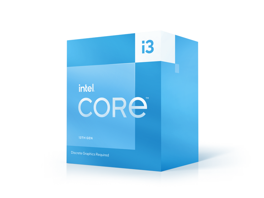 Intel Core i3-13100F Desktop Processor 4 cores (4 P-cores + 0 E-cores) 12MB Cache, up to 4.5 GHz - Box