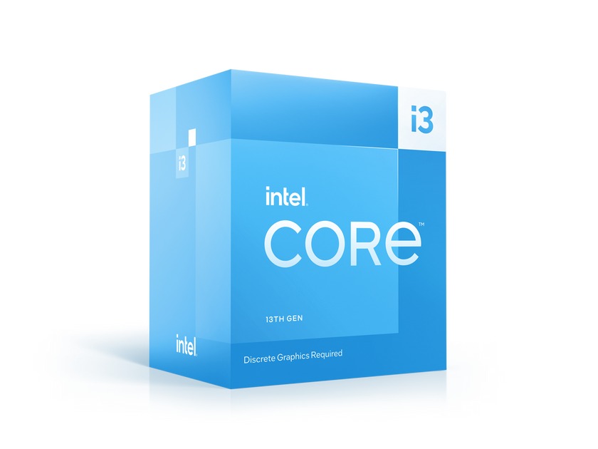 Intel Core i3-13100F Desktop Processor 4 cores (4 P-cores + 0 E-cores) 12MB Cache, up to 4.5 GHz - Box