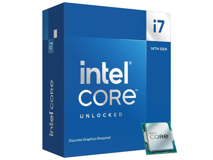 Intel Core i7-14700KF - Core i7 14th Gen 20-Core (8P+12E) LGA 1700 125W None Integrated Graphics Desktop Processor - Boxed - BX8071514700KF