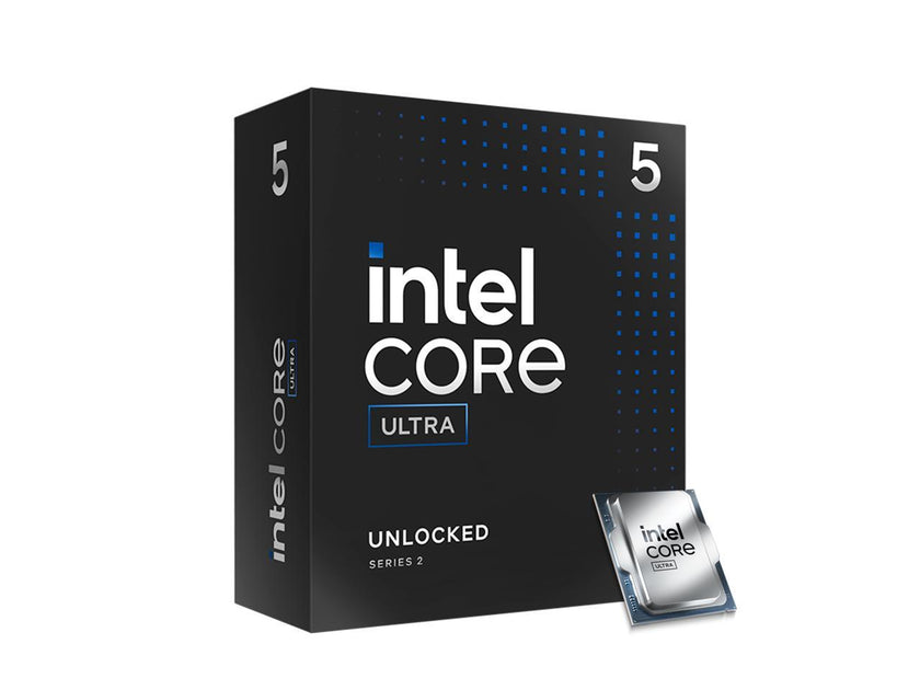 Intel Core Ultra 5 245K - Core Ultra 5 (Series 2) Arrow Lake 14-Core (6P+8E), LGA 1851, 125W Desktop Processor - BX80768245K