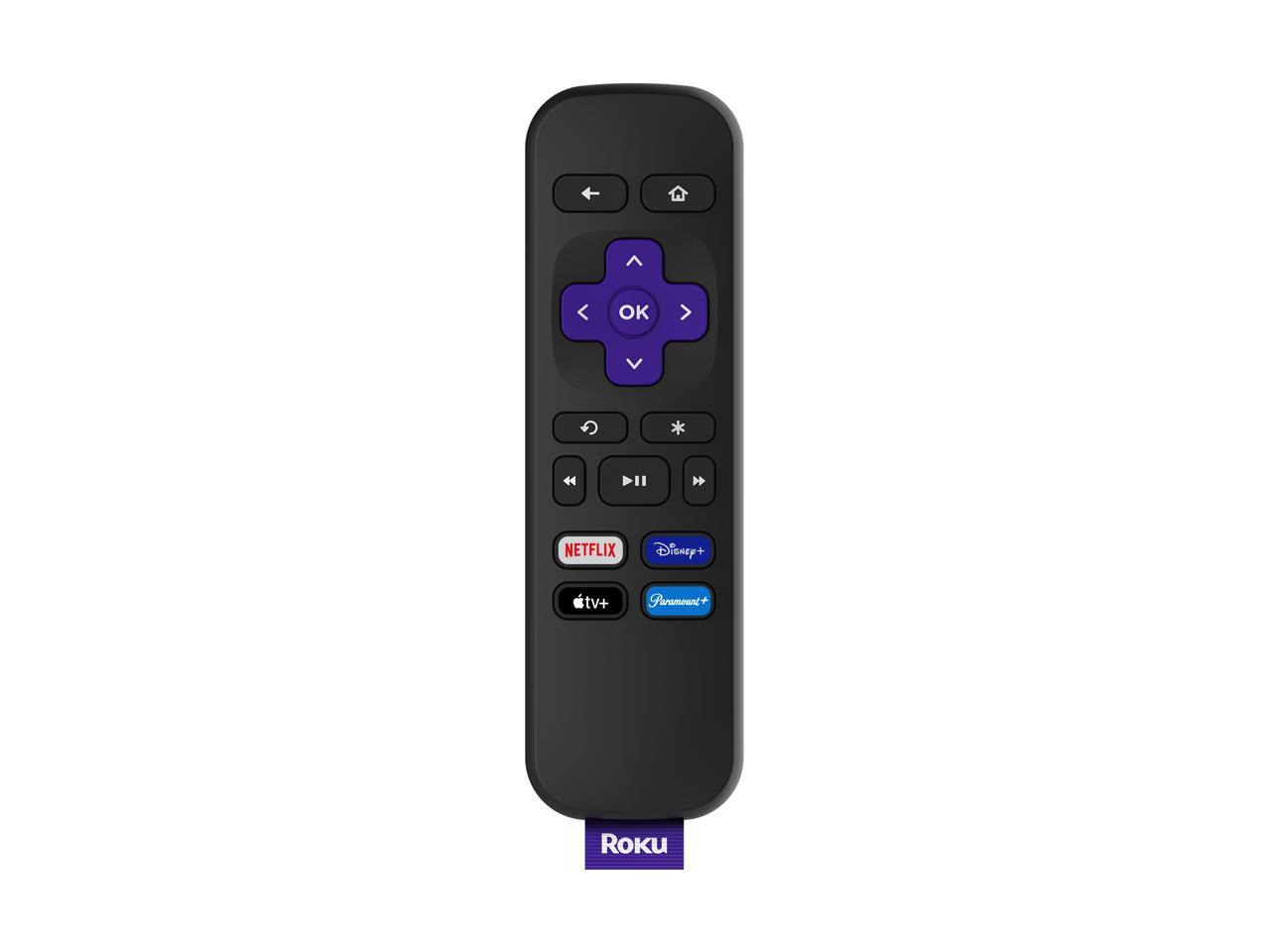 Roku Express Streaming Media Player with Standard Remote (no TV controls)