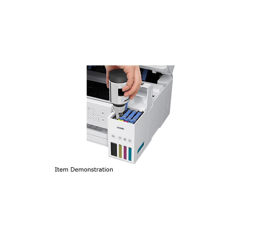 Epson WorkForce ST ST-C2100 Wireless Inkjet Multifunction Printer - Color - Copier/Printer/Scanner - (5760 x 1440 dpi class) - Automatic Duplex Print - Upto 3000 Pages Monthly - 100 sheets Input ...