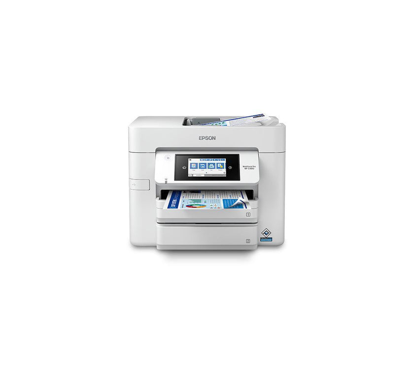 Epson WorkForce Pro WF-C4810 Inkjet Multifunction Printer - Color - Copier/Fax/Printer/Scanner - Automatic Duplex Print - Color Scanner - 1200 dpi Optical Scan - Color Fax - Wireless LAN - For ...